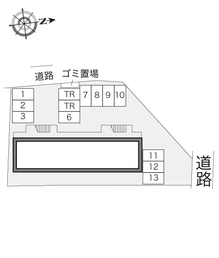 武蔵村山市本町３丁目　月極駐車場（LP）
